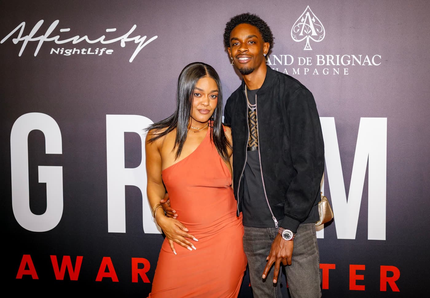 Bobby Starr on the Grammy Awards after-party carpet